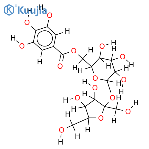 6-O-Galloylsucrose structure