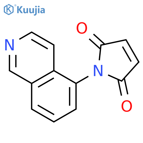 1-(isoquinolin-5-yl)-2,5-dihydro-1H-pyrrole-2,5-dione structure