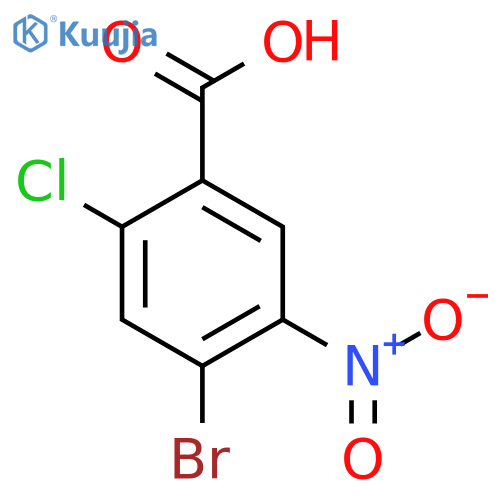 4-Bromo-2-chloro-5-nitrobenzoic acid structure
