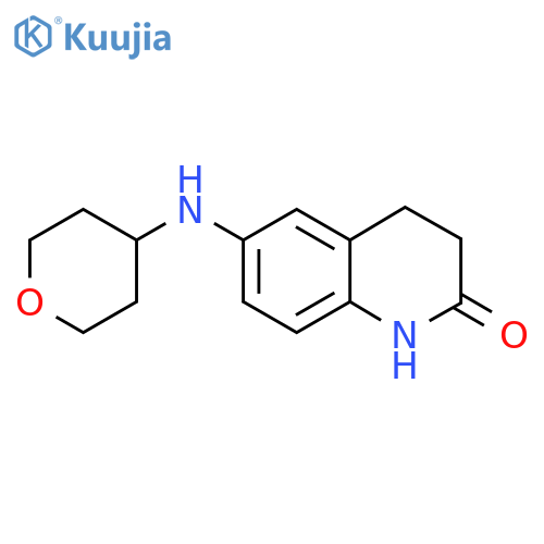 6-(Oxan-4-yl)amino-1,2,3,4-tetrahydroquinolin-2-one structure