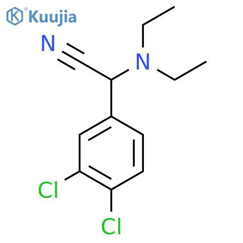 2-(3,4-Dichlorophenyl)-2-(diethylamino)acetonitrile structure