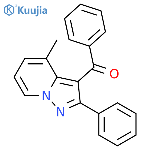 Methanone, (4-methyl-2-phenylpyrazolo[1,5-a]pyridin-3-yl)phenyl- structure