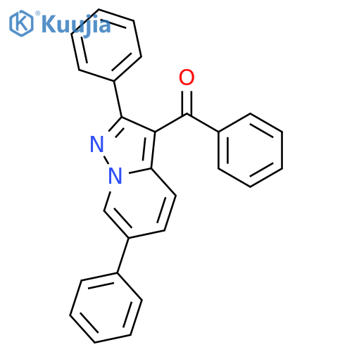 Methanone, (2,6-diphenylpyrazolo[1,5-a]pyridin-3-yl)phenyl- structure