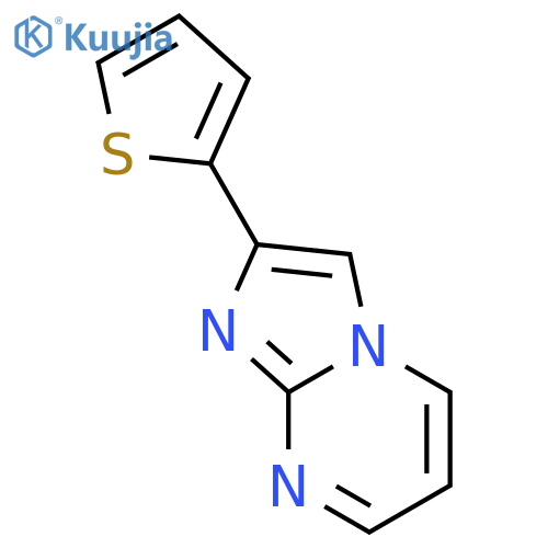 2-(thiophen-2-yl)imidazo[1,2-a]pyrimidine structure