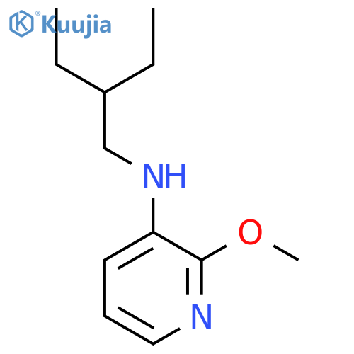 N-(2-ethylbutyl)-2-methoxypyridin-3-amine structure