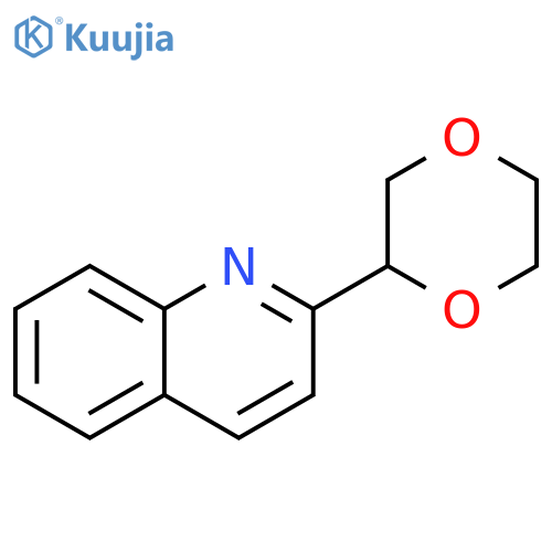 Quinoline, 2-(1,4-dioxan-2-yl)- structure