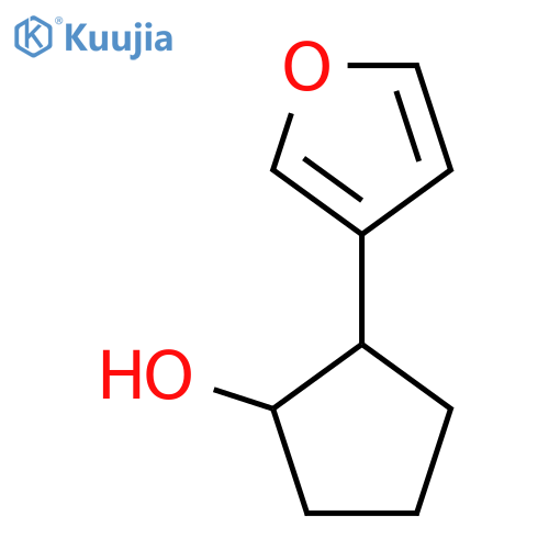 2-(Furan-3-yl)cyclopentan-1-ol structure