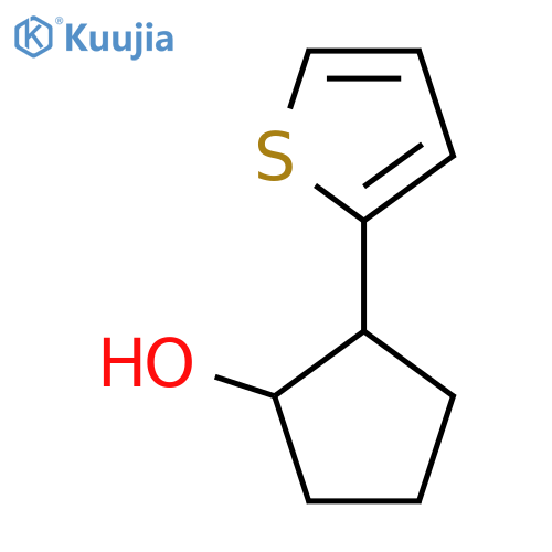 2-(thiophen-2-yl)cyclopentan-1-ol structure