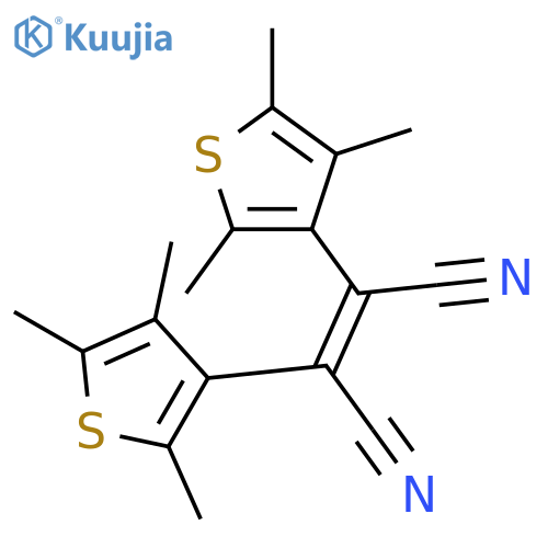 2-Butenedinitrile,2,3-bis(2,4,5-trimethyl-3-thienyl)- structure