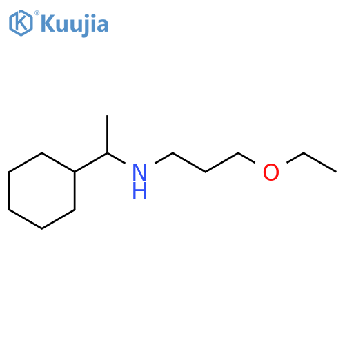 (1-cyclohexylethyl)(3-ethoxypropyl)amine structure