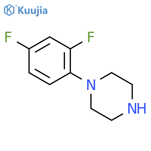 1-(2,4-Difluorophenyl)piperazine structure