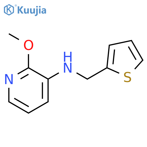 2-methoxy-N-[(thiophen-2-yl)methyl]pyridin-3-amine structure