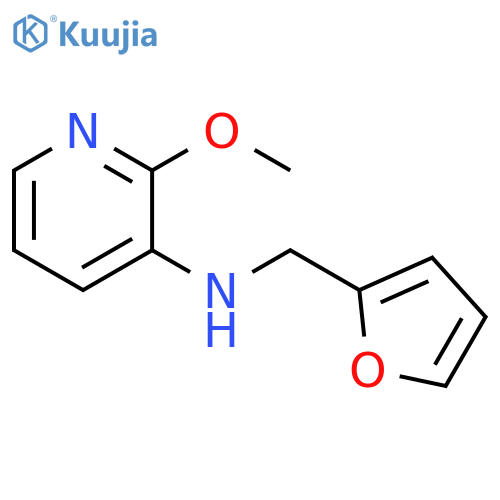 N-[(furan-2-yl)methyl]-2-methoxypyridin-3-amine structure