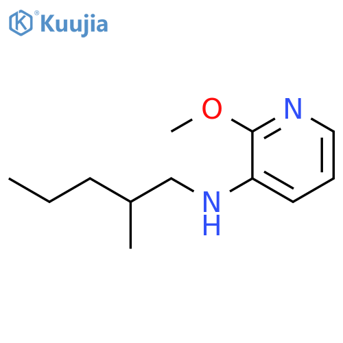 2-methoxy-N-(2-methylpentyl)pyridin-3-amine structure