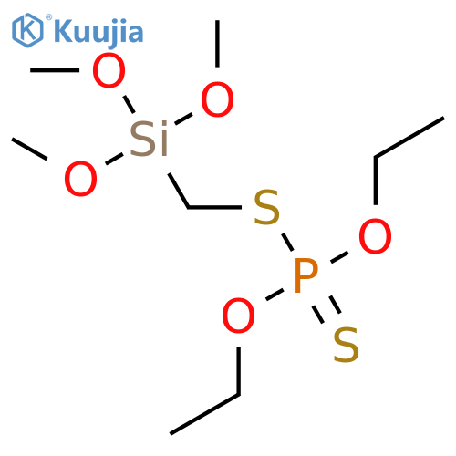 PHOSPHORODITHIOIC ACID, O,O-DIETHYL S-[(TRIMETHOXYSILYL)METHYL] ESTER structure