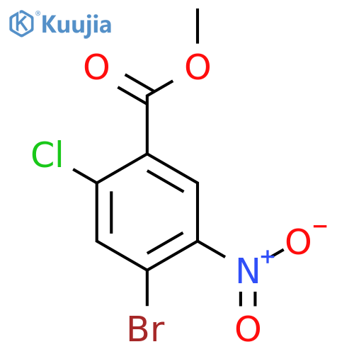 4-Bromo-2-chloro-5-nitro-benzoic Acid Methyl Ester structure