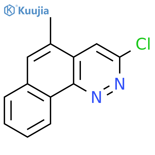 Benzo[h]cinnoline, 3-chloro-5-methyl- structure