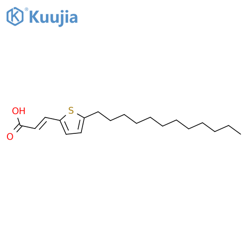 3-(5-dodecylthiophen-2-yl)prop-2-enoic acid structure