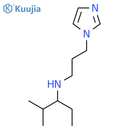 1H-Imidazole-1-propanamine, N-(1-ethyl-2-methylpropyl)- structure