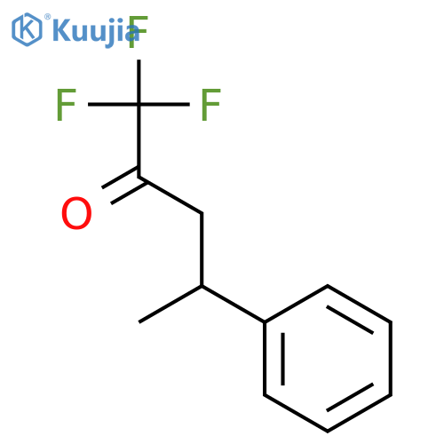1,1,1-trifluoro-4-phenylpentan-2-one structure