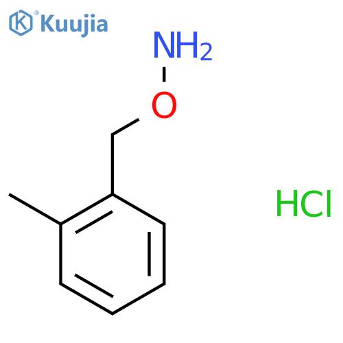 HydroxylaMine, O-[(2-Methylphenyl)Methyl]-, hydrochloride structure