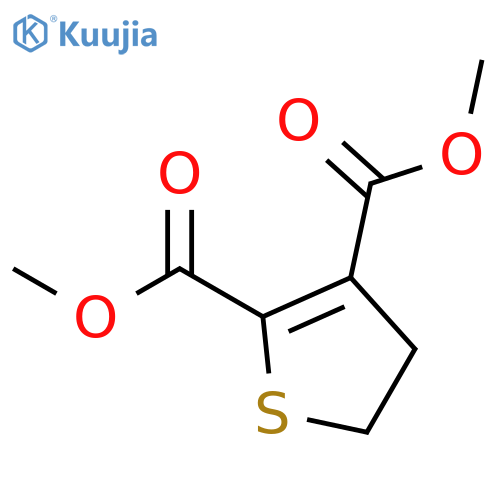 2,3-Thiophenedicarboxylic acid, 4,5-dihydro-, dimethyl ester structure