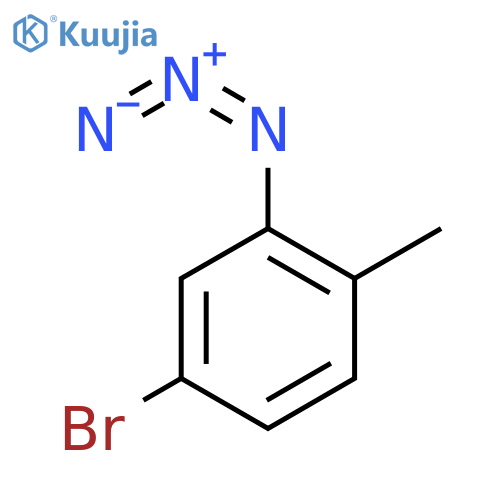 2-azido-4-bromo-1-methylbenzene structure