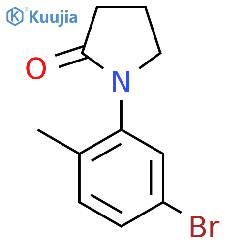1-(5-Bromo-2-methylphenyl)pyrrolidin-2-one structure