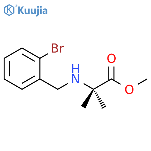 Methyl 2-{(2-Bromophenyl)methylamino}-2-methylpropanoate structure