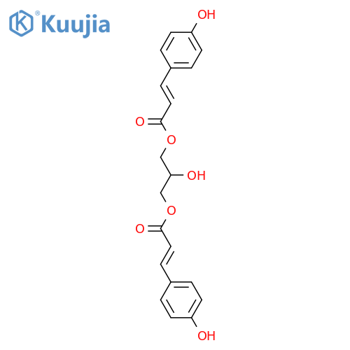 1,3-O-di-trans-p-Coumaroylglycerol structure
