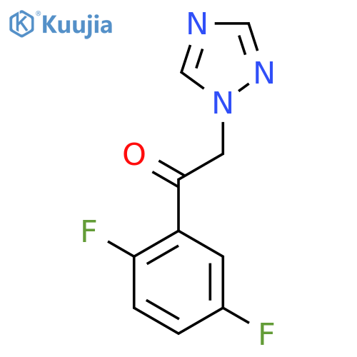 1-(2,5-difluorophenyl)-2-(1h-1,2,4-triazol-1-yl)ethan-1-one structure
