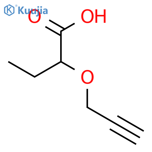 2-(Prop-2-ynyloxy)butanoic acid structure