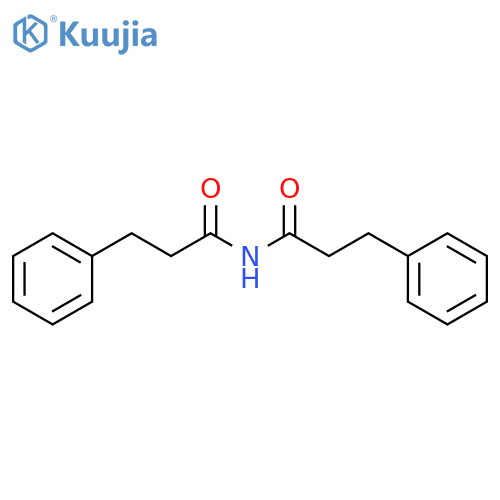 Benzenepropanamide,N-(1-oxo-3-phenylpropyl)- structure