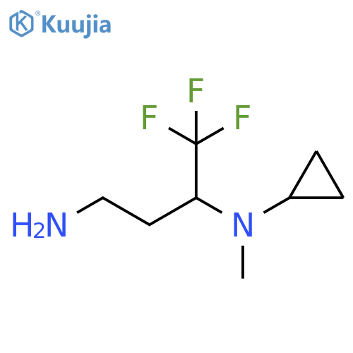 1,3-Butanediamine, N3-cyclopropyl-4,4,4-trifluoro-N3-methyl- structure