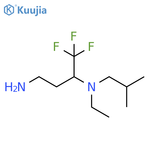 1,3-Butanediamine, N3-ethyl-4,4,4-trifluoro-N3-(2-methylpropyl)- structure