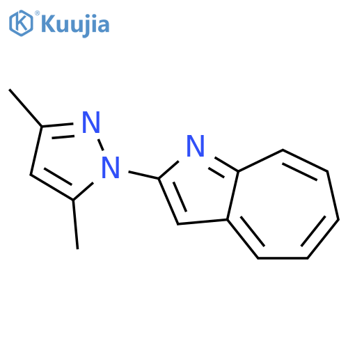 Cyclohepta[b]pyrrole, 2-(3,5-dimethyl-1H-pyrazol-1-yl)- structure