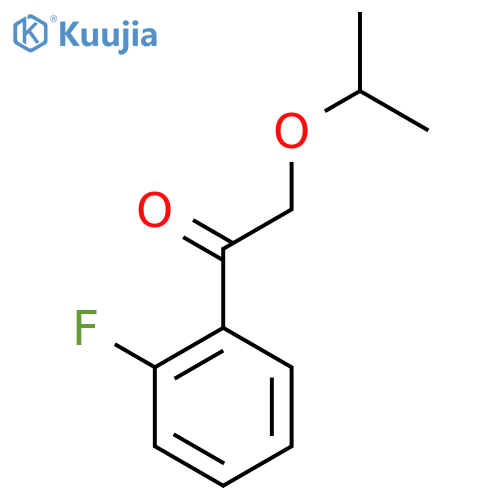 1-(2-Fluorophenyl)-2-(propan-2-yloxy)ethan-1-one structure