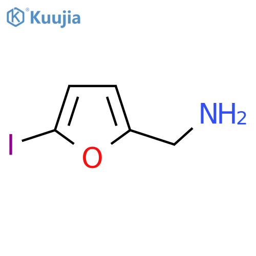 (5-iodofuran-2-yl)methanamine structure