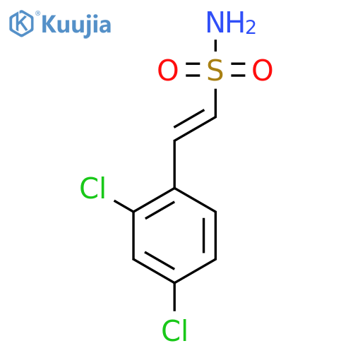 2-(2,4-dichlorophenyl)ethene-1-sulfonamide structure