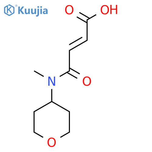 (2E)-3-[methyl(oxan-4-yl)carbamoyl]prop-2-enoic acid structure