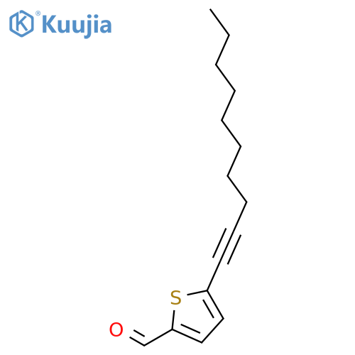 2-Thiophenecarboxaldehyde, 5-(1-decynyl)- structure