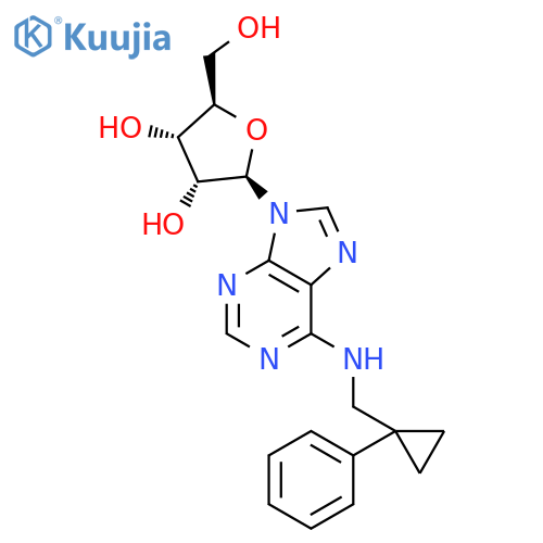 Adenosine, N-[(1-phenylcyclopropyl)methyl]- structure