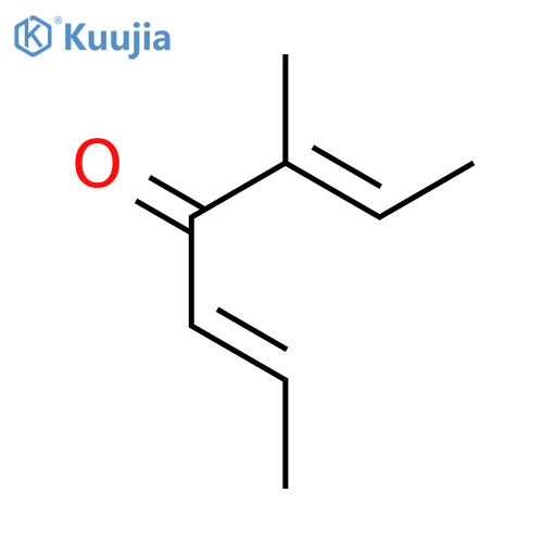 (2E,5E)-3-Methyl-2,5-heptadien-4-one structure