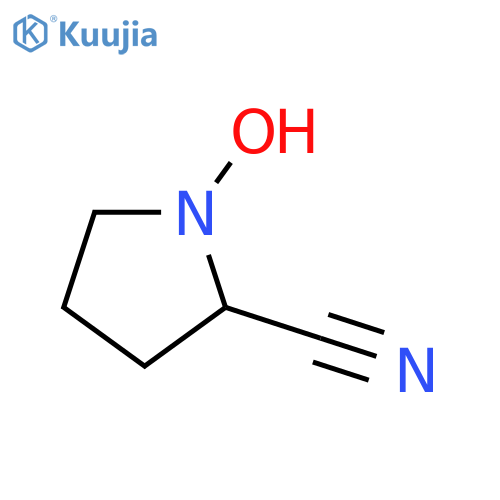 1-hydroxy-2-Pyrrolidinecarbonitrile structure