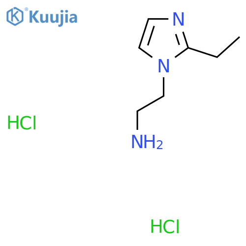2-(2-Ethyl-1H-imidazol-1-YL)ethanamine dihydrochloride structure