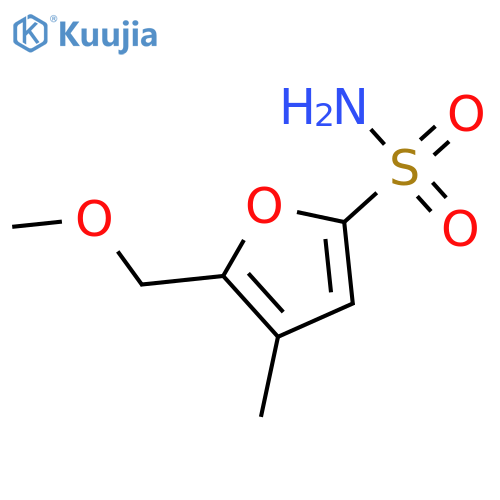 5-(methoxymethyl)-4-methyl-furan-2-sulfonamide structure
