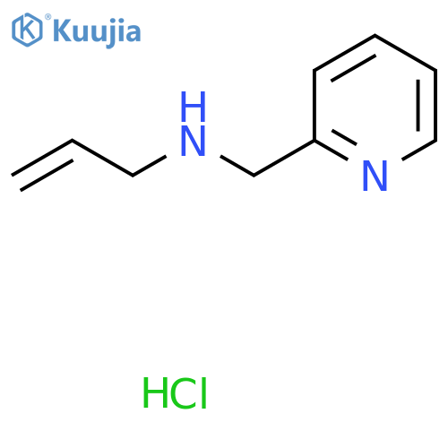 (Prop-2-en-1-yl)(pyridin-2-ylmethyl)amine hydrochloride structure