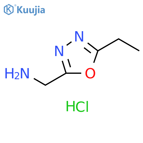 (5-Ethyl-1,3,4-oxadiazol-2-yl)methylamine Hydrochloride structure