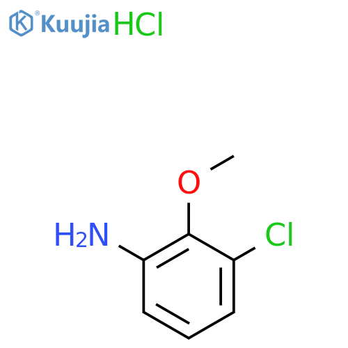 (3-Chloro-2-methoxyphenyl)amine hydrochloride structure