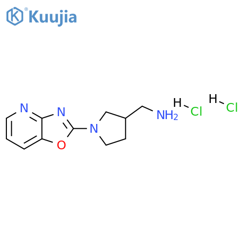 (1-1,3Oxazolo4,5-bpyridin-2-yl-3-pyrrolidinyl)methylamine Dihydrochloride structure
